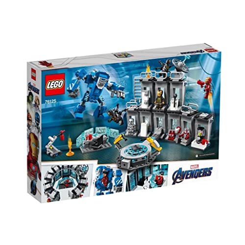 LEGO 76125 Super Heroes Marvel Avengers Iron Man Hall of Armor, Modular Lab with 6 Marvel Universe Minifigures, Playset - Image 4