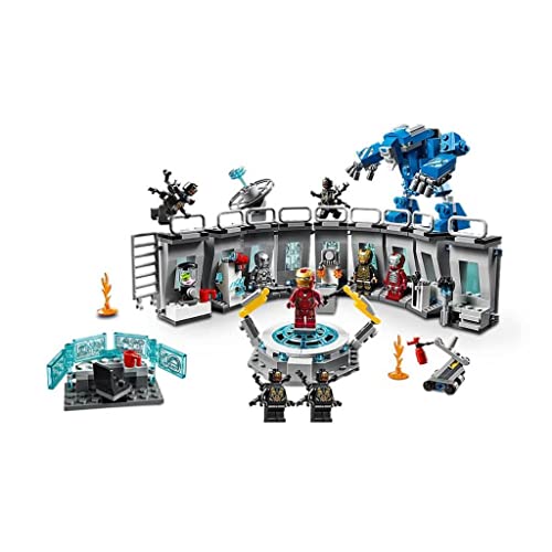 LEGO 76125 Super Heroes Marvel Avengers Iron Man Hall of Armor, Modular Lab with 6 Marvel Universe Minifigures, Playset - Image 6
