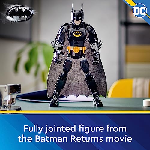 LEGO DC Batman Building Figure 76259 Buildable DC Action Figure, Fully Assembled DC Toy to Play and Display with Cape and Authentic Details from the Batman Returns Film, Batman Toy - Image 3