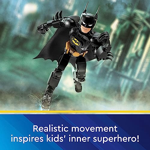 LEGO DC Batman Building Figure 76259 Buildable DC Action Figure, Fully Assembled DC Toy to Play and Display with Cape and Authentic Details from the Batman Returns Film, Batman Toy - Image 6