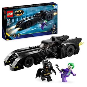 LEGO DC Batmobile: Batman vs. The Joker Chase Set, Iconic 1989 Batmobile Car Toy and 2 Minifigures, Dark Knight’s Vehicle Model with Batarang, Super Hero Gift Idea for Kids, Boys and Girls 76224