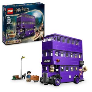 LEGO Harry Potter Knight Bus Adventure – Wizarding World Toy with 5 Collectible Minifigures plus Accessories incl. Wands – Prisoner of Azkaban Gift for 8+ Year Old Girls & Boys – 76446