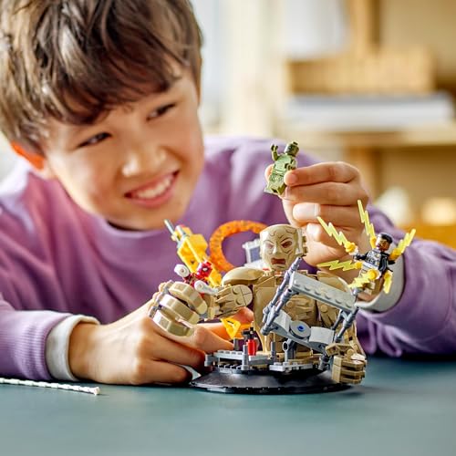 LEGO Marvel Spider-Man vs. Sandman: Final Battle, No Way Home Set, Super Hero Building Toy for Kids, Boys & Girls with Action Figure, plus Lizard and Electro Minifigures, Gift Idea 76280 - Image 3