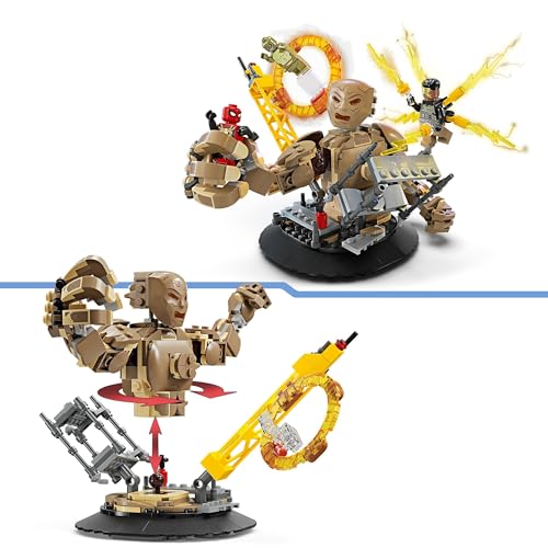 LEGO Marvel Spider-Man vs. Sandman: Final Battle, No Way Home Set, Super Hero Building Toy for Kids, Boys & Girls with Action Figure, plus Lizard and Electro Minifigures, Gift Idea 76280 - Image 6