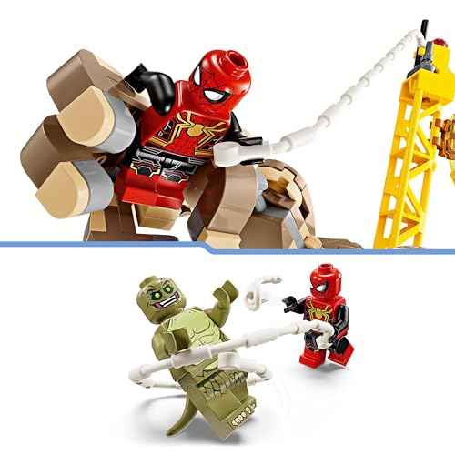 LEGO Marvel Spider-Man vs. Sandman: Final Battle, No Way Home Set, Super Hero Building Toy for Kids, Boys & Girls with Action Figure, plus Lizard and Electro Minifigures, Gift Idea 76280 - Image 7