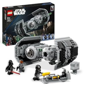 LEGO Star Wars 75347 TIE Bomber Building Toy – Starship Model with a Torpedo-Dropping Function – incl. a Gonk Droid Figure & Darth Vader Minifgure with a Lightsaber – Gift for 9+ Year Old Boys