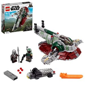 LEGO Star Wars Boba Fett’s Starship 75312 Building Kit; Awesome Building Toy for Kids, Featuring Boba Fett and The Mandalorian Minifigures with Weapons, Plus a Carbonite Brick (593 Pieces) LEGO Star Wars Boba Fett’s Starship 75312 Building Kit; Awesome Building Toy for Kids, Featuring Boba Fett and The Mandalorian Minifigures with Weapons, Plus a Carbonite Brick (593 Pieces)