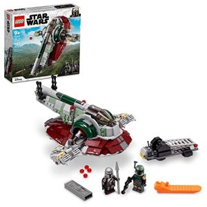 LEGO Star Wars Boba Fett’s Starship 75312 Fun Toy Building Kit; Awesome Gift Idea for Kids; New 2021 (593 Pieces), Multicolor, Standard LEGO Star Wars Boba Fett’s Starship 75312 Fun Toy Building Kit; Awesome Gift Idea for Kids; New 2021 (593 Pieces), Multicolor, Standard