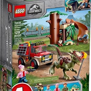 LEGO 76939 Jurassic World Stygimoloch Dinosaur Escape Toy, Starter Set for Preschool Kids Age 4+ with Figures and Tree House