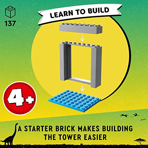 LEGO 76957 Jurassic World Velociraptor Escape 4+ 137 Pieces Featuring a Velociraptor and Dr Ellie Sattler and Robert Muldoon Minifigures - Image 4