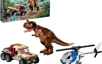 LEGO Jurassic World Carnotaurus Dinosaur Chase 76941 Building Kit; Fun Toy Playset for Creative Kids; New 2021 (240 Pieces)